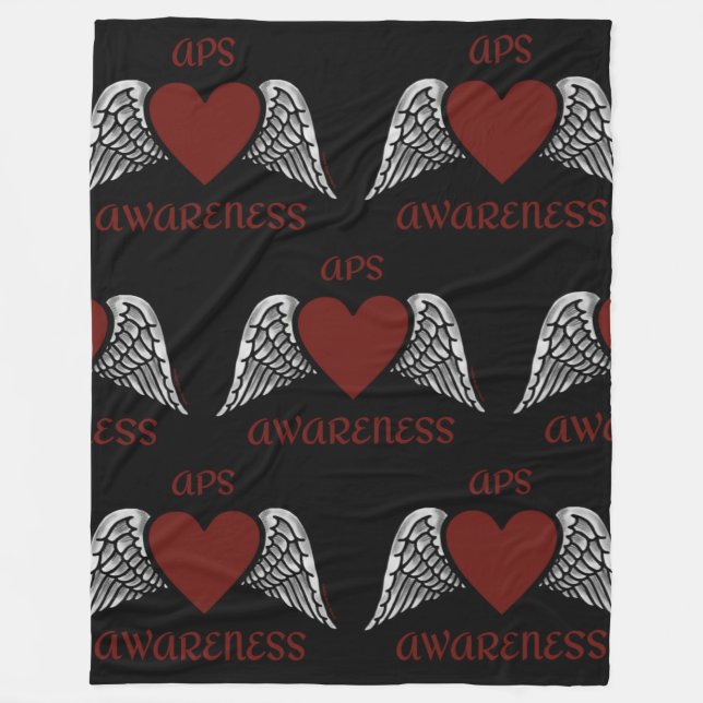 Herz/Flügel...APS Fleece Blanket (Vorderseite)