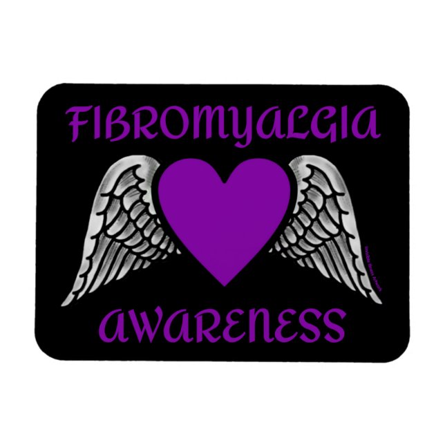 Herz/Flügel...Fibro Magnet (Horizontal)
