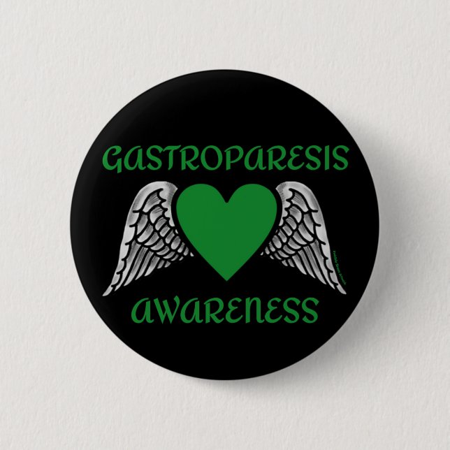 Herz/Flügel...Gastroparesis Button (Vorderseite)