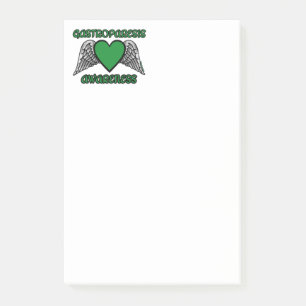 Herz/Flügel...Gastroparesis Post-it-Hinweise Post-it Klebezettel