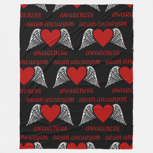 Herz/Flügel.. Gehirnaneurysma Fleecedecke (Vorderseite)