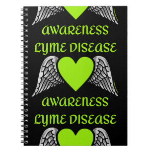 Herz/Flügel...Lyme-Notebook Notizblock