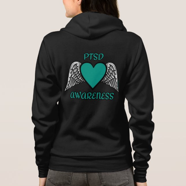 Herz/Flügel...PTSD Hoodie (Rückseite)