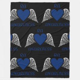 Herz/Flügel...RA Fleecedecke