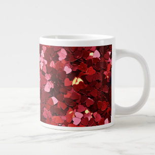 Herz Formen Texture-20622 Jumbo-Tasse