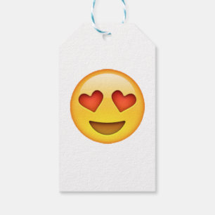 Herz-förmige Augen - Emoji Geschenkanhänger