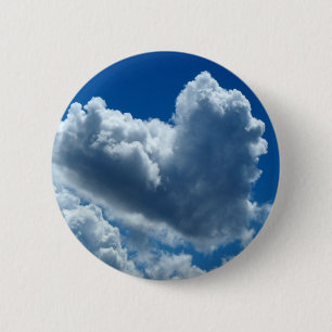 Herz-Förmige Wolke Button