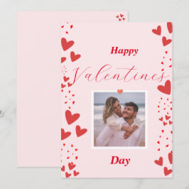Herz-Foto-Rahmen-Valentinstag-Geschenkkarte Einladung