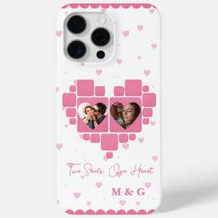 Herz Foto Rosa & Benutzerdefinierte Monogramme R Case-Mate iPhone Hülle