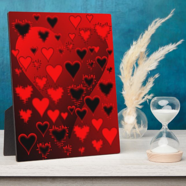 Herz Fotoplatte (Seite)