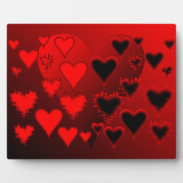 Herz Fotoplatte (Vorderseite)