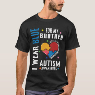 Herz für Brother Blue Special Autismus Bewusstsein T-Shirt