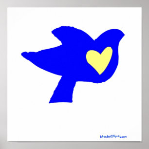 Herz für die Ukraine Poster