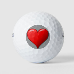 Herz für Golf Golfball