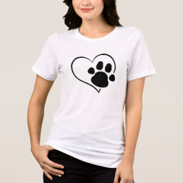 Herz für Hunde Tri-Blend Shirt
