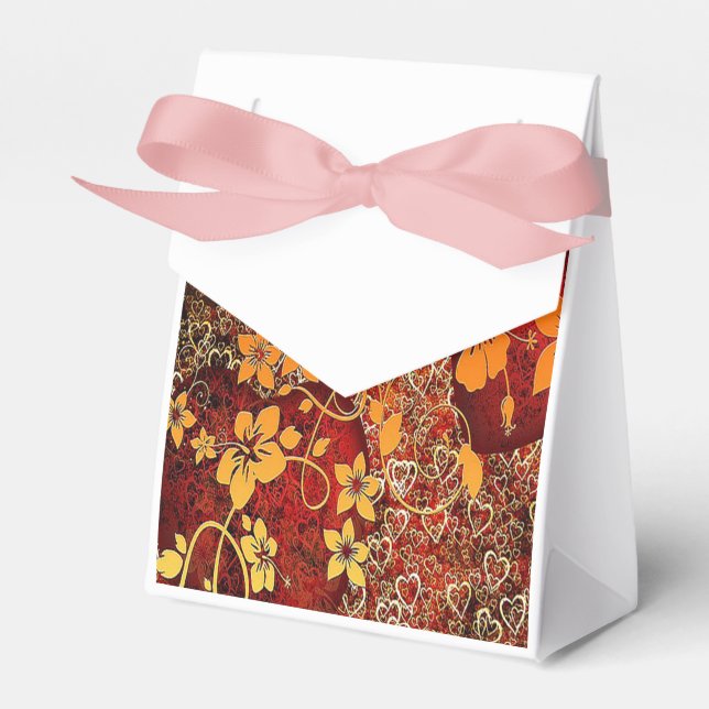 Herz für Liebe Geschenkschachtel (Vorderseite)