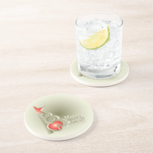 Herz für Weihnachten Getränkeuntersetzer