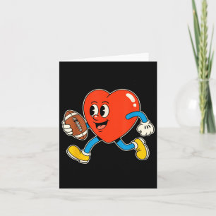 Herz-Fußball Valentinstag Männer Jungen Kinder Karte