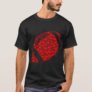 Herz-Fußballliebhaber Lustig Fußball ist mein Vale T-Shirt