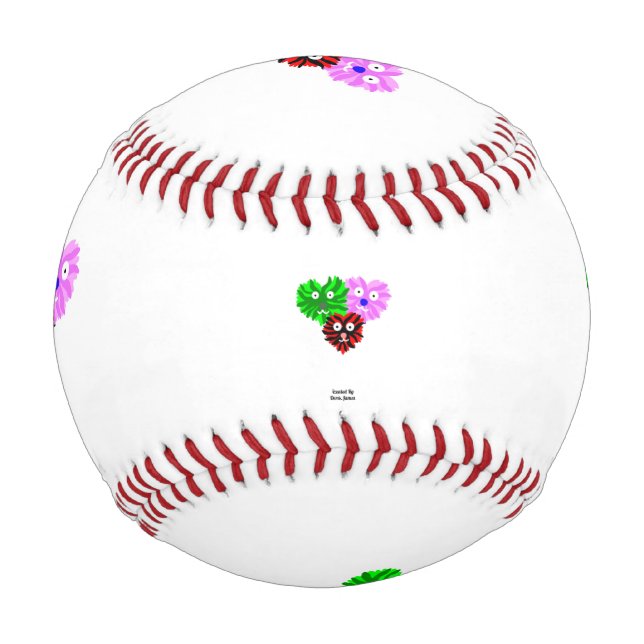 Herz Fuzzies Baseball (Vorderseite)