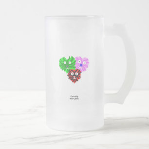 Herz Fuzzies Große Mattierte Tasse