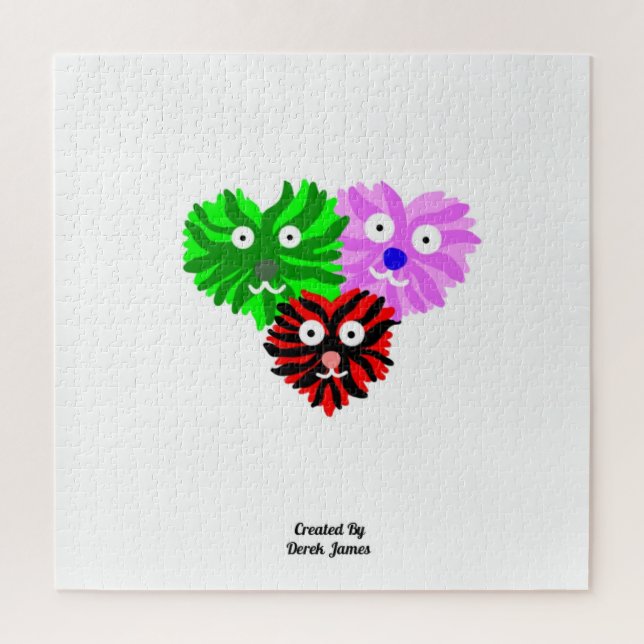 Herz Fuzzies Puzzle (50,8 cm x 50,8 cm) (Vertikal)