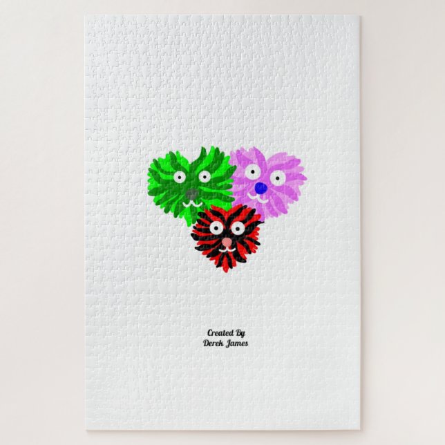 Herz Fuzzies Puzzle (50,8 cm x 76,2 cm) (Vertikal)
