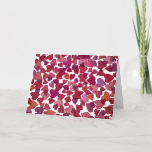 Herz Galore Valentine Card Feiertagskarte