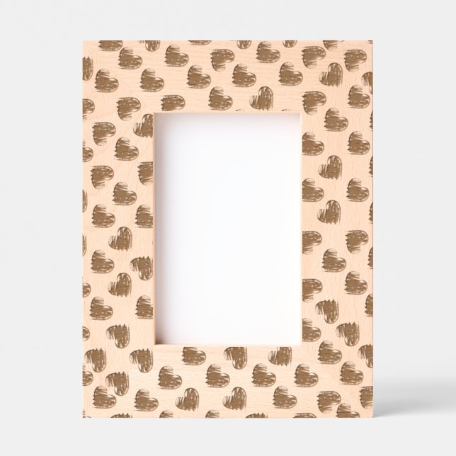 Herz Geätzte Rahmen (Vorderseite)