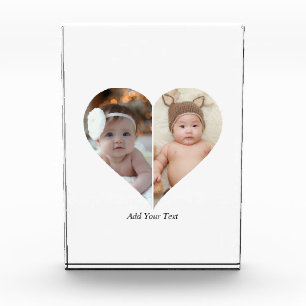 Herz geformt 2 Foto Collage