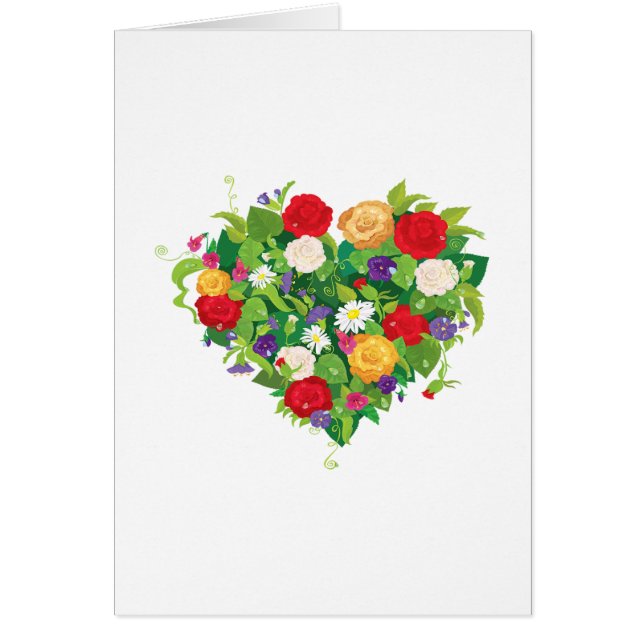 Herz-geformte Blumen (Vorne)