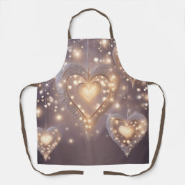 Herz gefüllt mit Licht Schürze