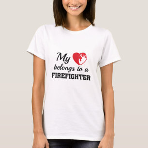 Herz gehört Feuerwehrmann T-Shirt