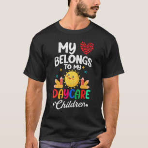 Herz gehört Tagesmutter-Kindern Kinderbetreuungsle T-Shirt
