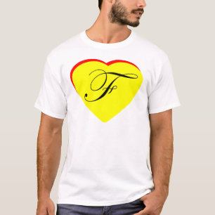 Herz Gelb F Hochzeit Einladung MUSEUM Z T-Shirt