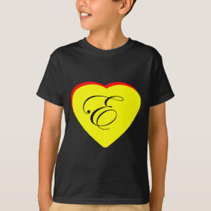 Herz Gelb rot E Hochzeit Einladung MUSEUM Z T-Shirt