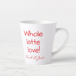 Herz, gesamte Lotta-Liebe, Funny Custom Milchtasse
