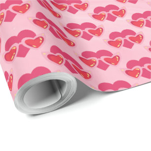 Herz Geschenkpapier