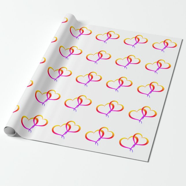 Herz Geschenkpapier (Ungerollt)