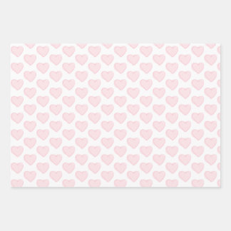 Herz Geschenkpapier Set