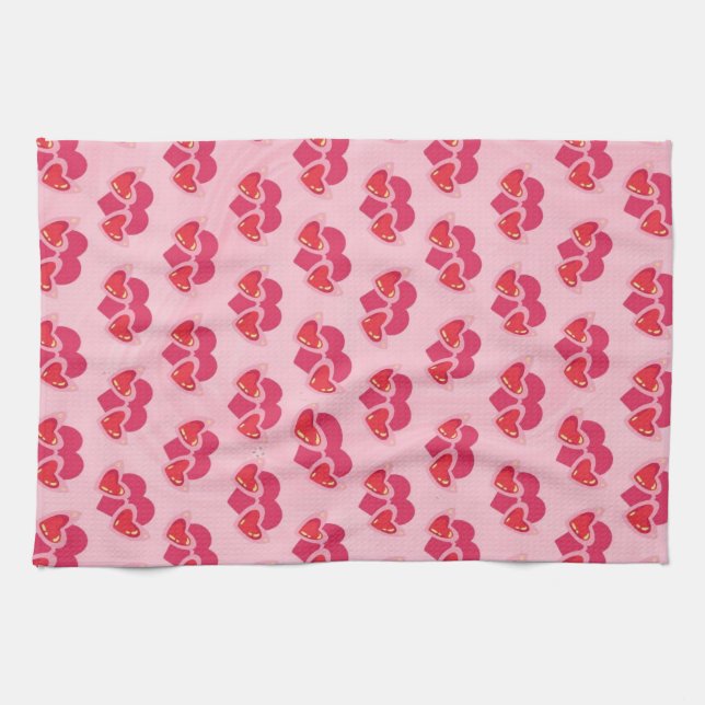 Herz Geschirrtuch (Horizontal)