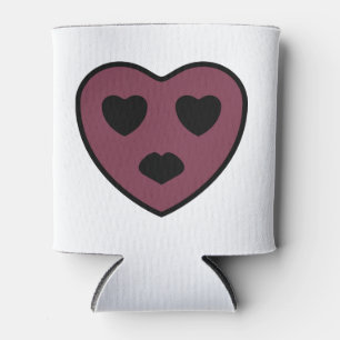 Herz-Gesicht-Pout Dosenkühler