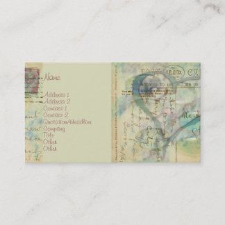 Herz-Gesichtig Visitenkarte