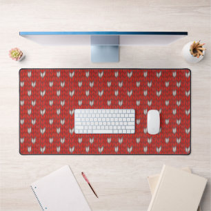 HERZ GESTRICKT Büro Studio Schreibtischunterlage