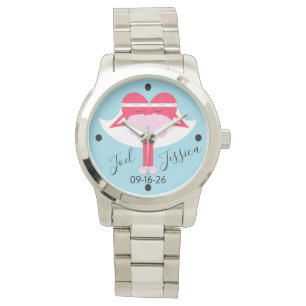 Herz Getried Armbanduhr