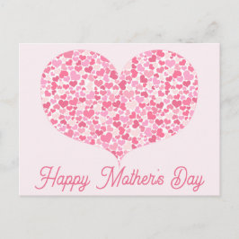Herz | Glückliche Muttertagskarte Postkarte