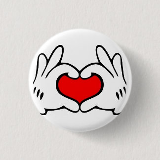 Herz Hand Button