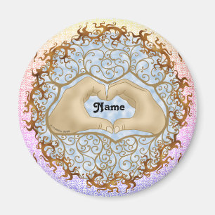 Herz-Hände Hochzeitsmagnet Magnet