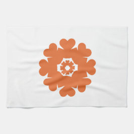 Herz ♥ Heart ♥ Herzen ♥ Hearts retro 70ies 70er Geschirrtuch