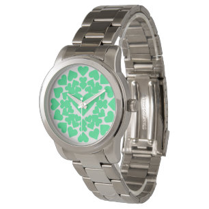 Herz ♥ Heart ♥ Herzen ♥ Hearts retro Armbanduhr
